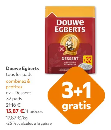 Offre: Douwe Egberts Dessert