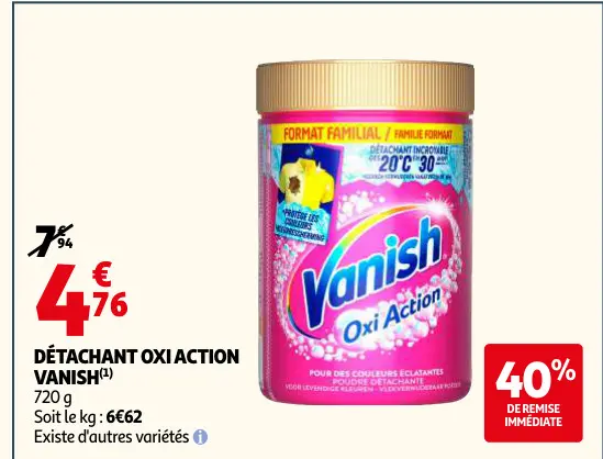 Promotie: Détachant oxi action