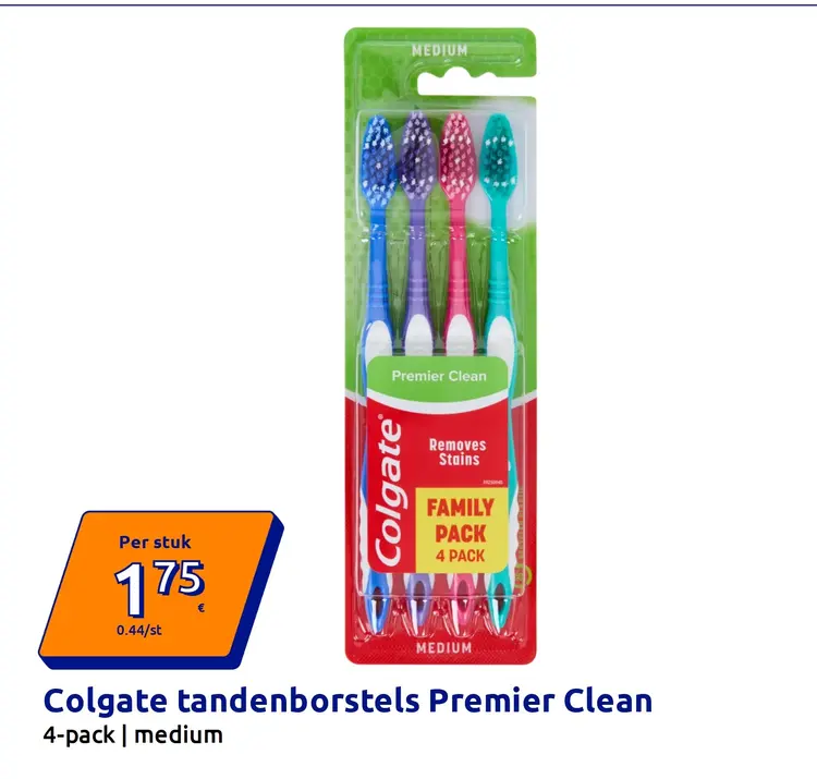 Promotie: Colgate tandenborstels Premier Clean