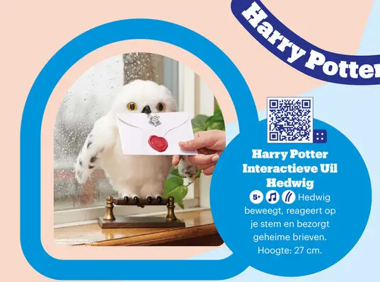 Aanbieding: Interactieve Uil Hedwig