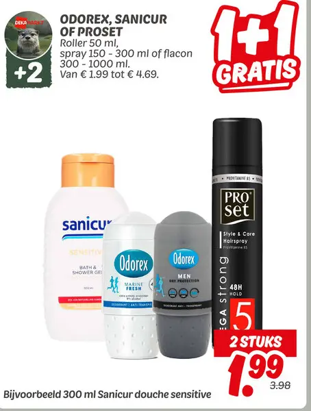 Odorex, Sanicur of Proset