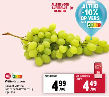 Aanbieding: Witte druiven