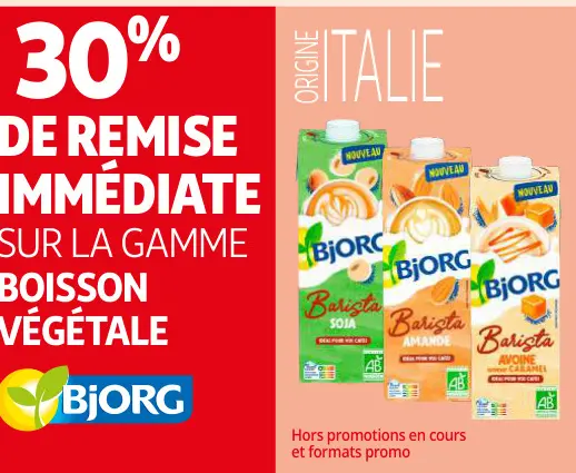 Promotie: La gamme boisson végétale