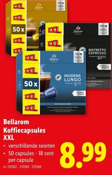 Aanbieding: Koffiecapsules XXL