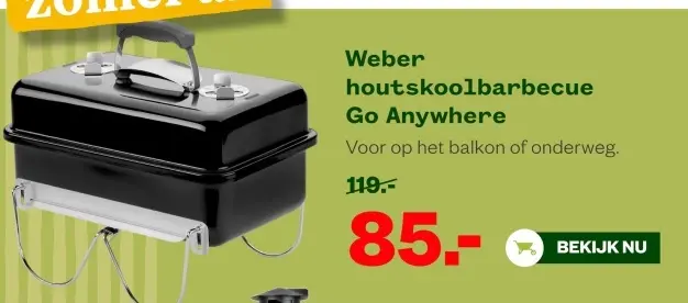 Aanbieding: Houtskoolbarbecue Go Anywhere