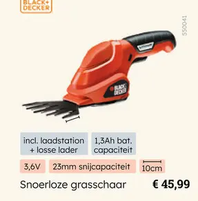 Aanbieding: Snoerloze grasschaar