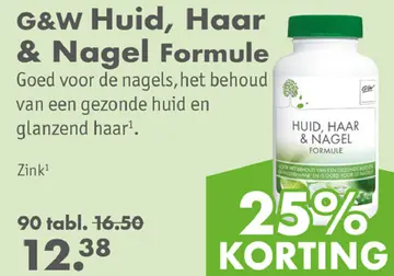 Aanbieding: G&W Huid, Haar & Nagel Formule