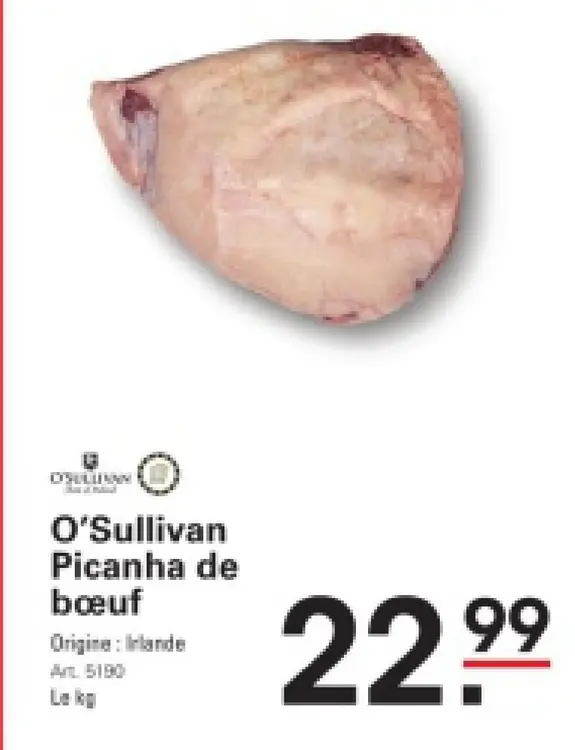 Offre: Picanha de bœuf