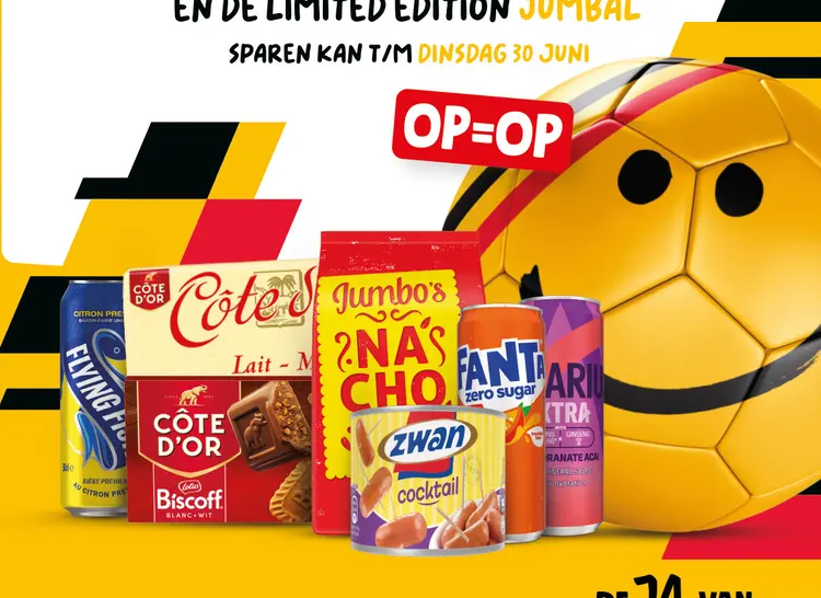 Promotie: Côte d'Or Biscoff Blanc-Wit, Jumbo's 2NA's CH