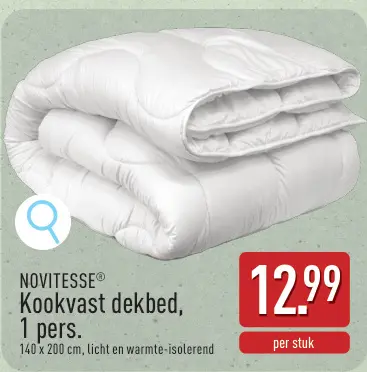 Promotie: Kookvast dekbed