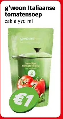 Aanbieding: Italiaanse tomatensoep