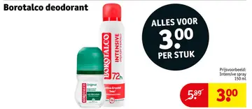 Aanbieding: Borotalco deodorant