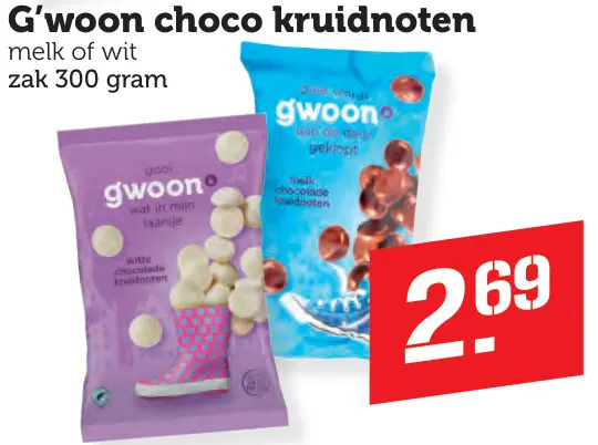Aanbieding: Choco kruidnoten