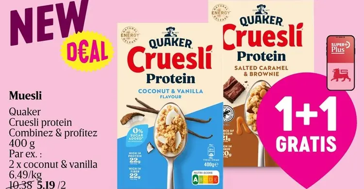 Offre: Cruesli protein