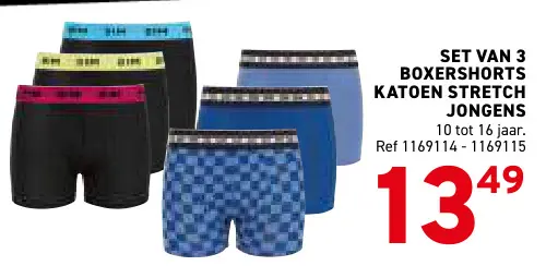 Promotie: Boxershorts katoen stretch