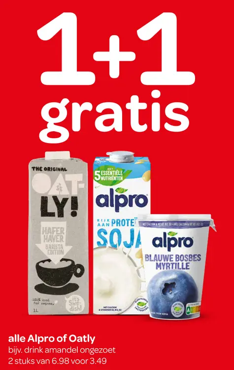 Aanbieding: Alpro or Oatly