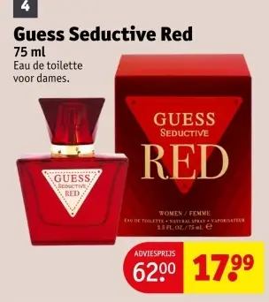 Aanbieding: Guess Seductive Red