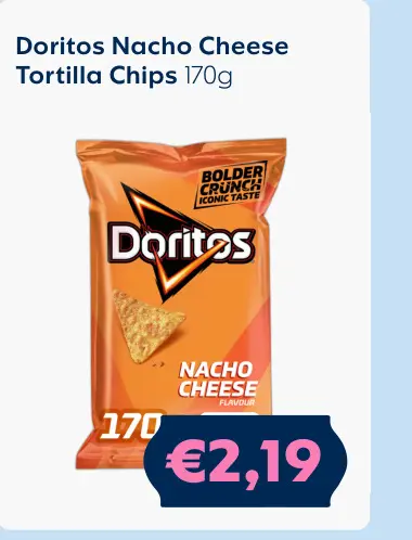 Aanbieding: Nacho Cheese Tortilla Chips