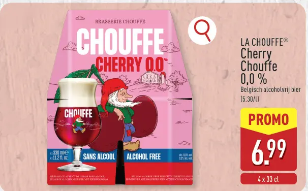 Promotie: Cherry Chouffe 0,0%