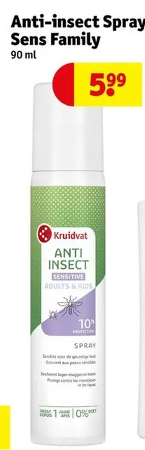 Promotie: Anti-insect Spray Sens Family