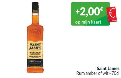 Promotie: Rum amber of wit