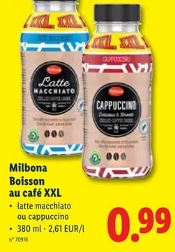 Offre: Boisson au café XXL