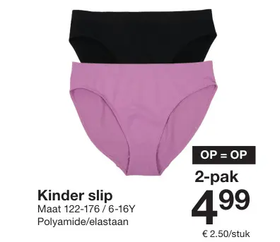Aanbieding: Kinder slip