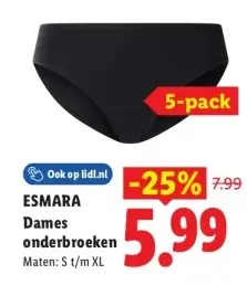 Aanbieding: Dames onderbroeken