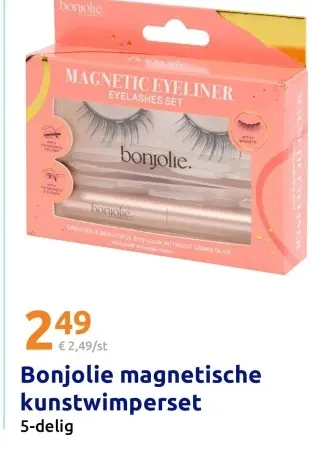 Aanbieding: Bonjolie magnetische kunstwimperset