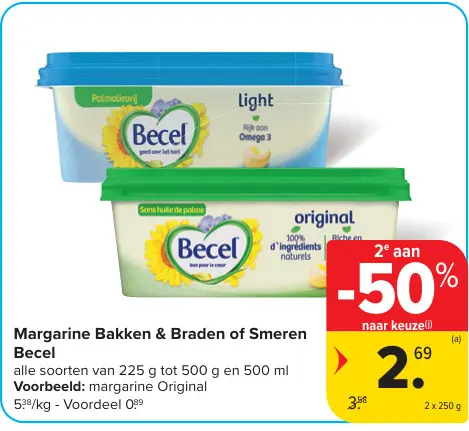 Promotie: Margarine Bakken & Braden of Smeren