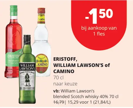 Promotie: Blended Scotch whisky