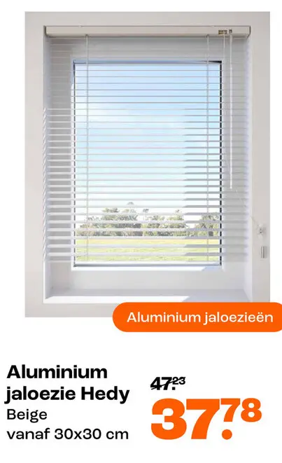 Promotie: Aluminium jaloezie Hedy