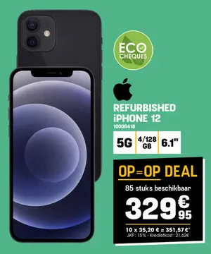 Aanbieding: REFURBISHED IPHONE 12
