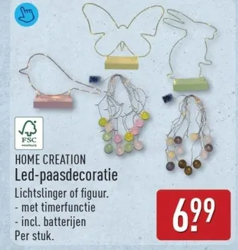 Aanbieding: Led-paasdecoratie