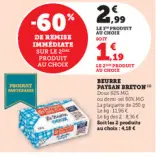 Offre: Beurre