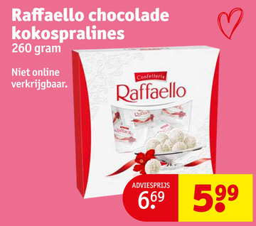Aanbieding: Raffaello chocolade kokospralines