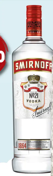Aanbieding: Smirnoff Vodka
