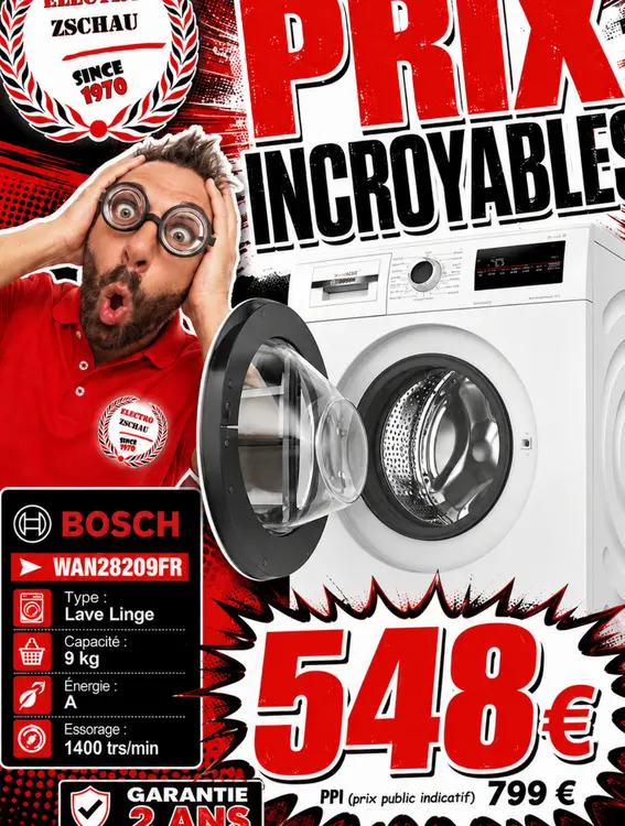 Promotie: Wasmachine