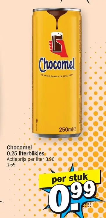 Promotie: Chocomel 0.25 literblikken