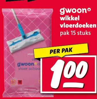 Aanbieding: wikkel vloerdoeken