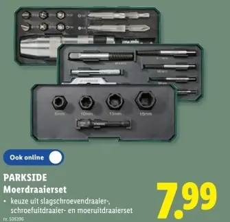 Promotie: Moerdraaierset