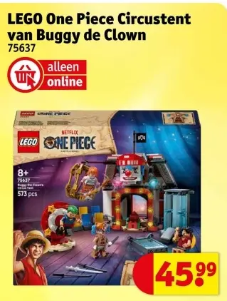 Promotie: One Piece Circustent van Buggy de Clown