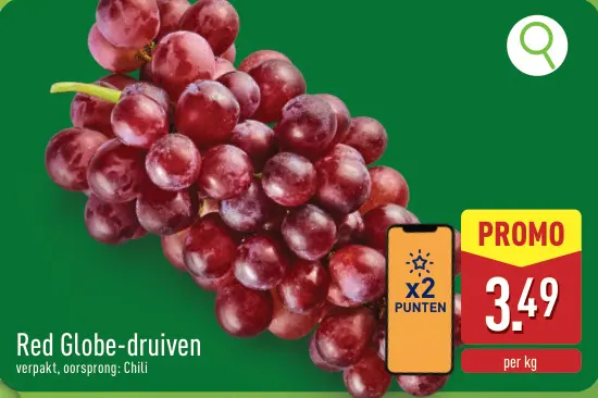 Promotie: Red Globe-druiven