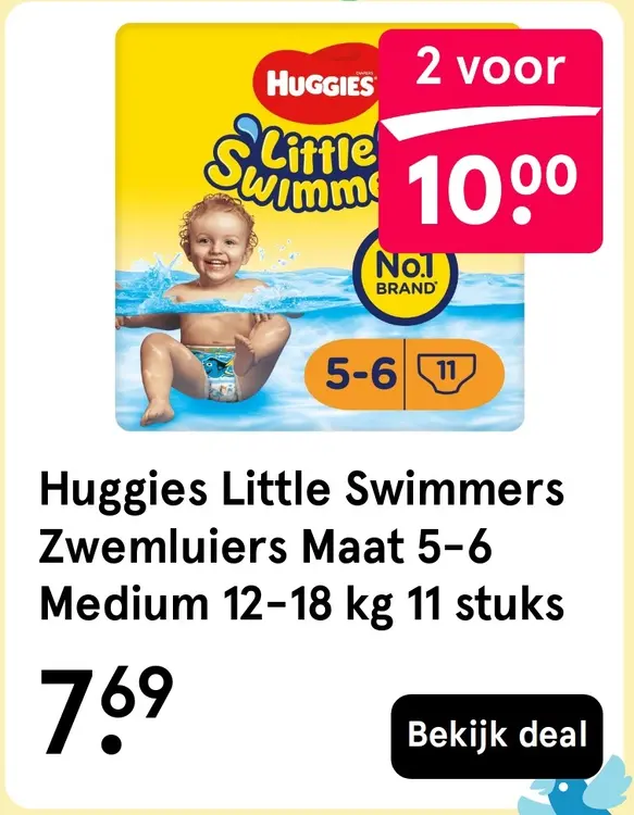 Aanbieding: Huggies Little Swimmers Zwemluiers