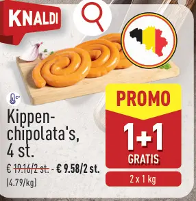 Promotie: Kippen-chipolata's