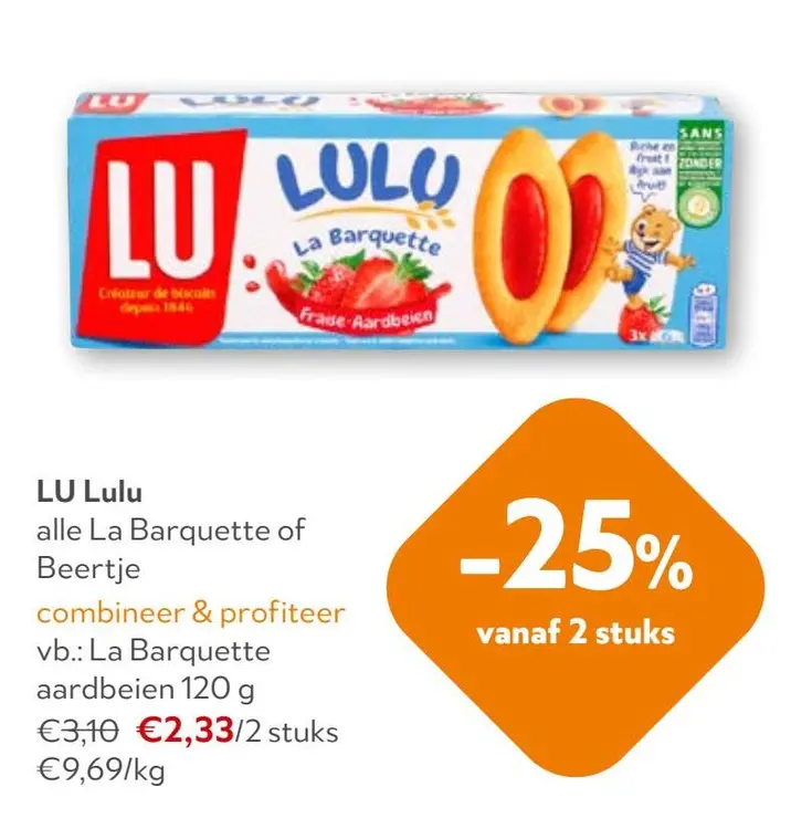Aanbieding: Lulu La Barquette of Beertje