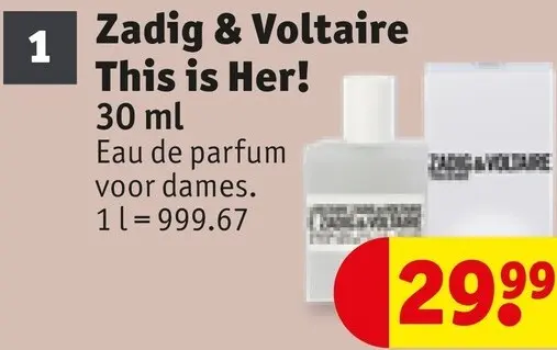 Promotie: This is Her! Eau de parfum voor dames