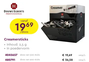 Aanbieding: Creamersticks