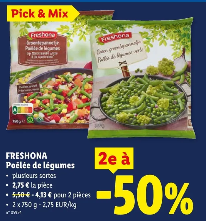 Offre: Poêlée de légumes