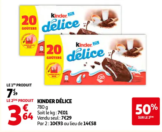 Promotie: Kinder délice